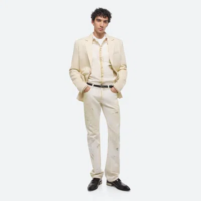 HELMUT LANG LOW-RISE PAINTED JEANS