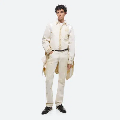 HELMUT LANG PAINTED ECRU SHIRT