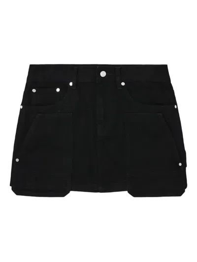 HELMUT LANG POCKETS DENIM MINI SKIRT