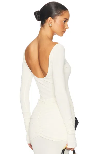 HELSA MATTE JERSEY LONG SLEEVE TOP