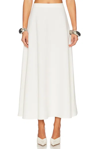 HELSA THE HEAVY CREPE MIDI SKIRT