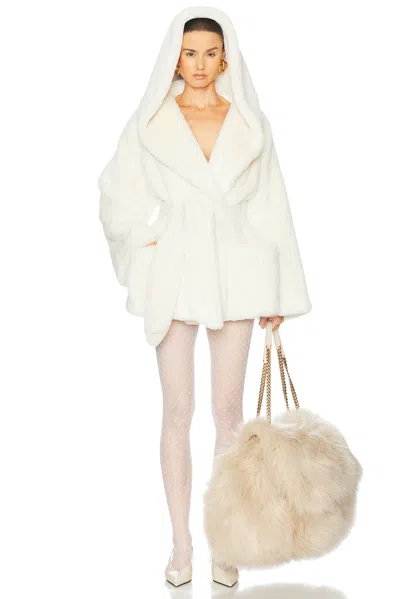 HELSA THE HOODED FAUX FUR COAT