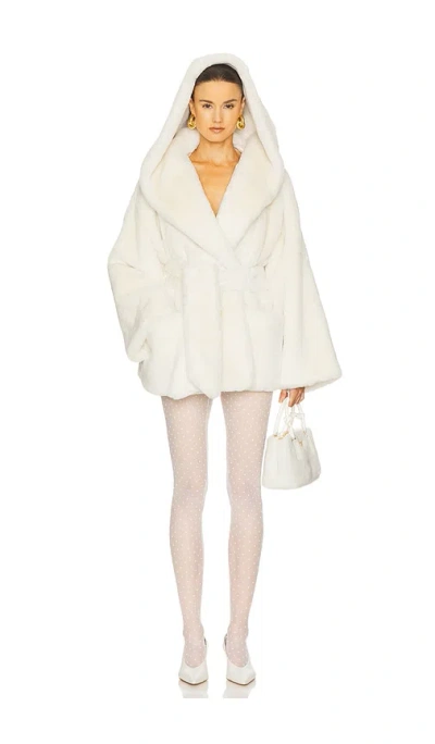 HELSA THE HOODED FAUX FUR COAT