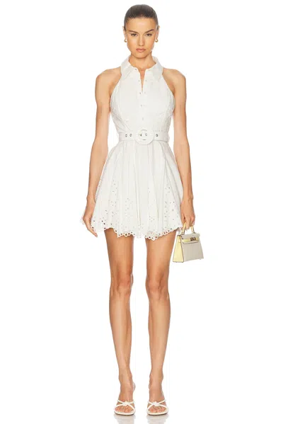 HEMANT & NANDITA SHORT BUCKLE BELT DRESS