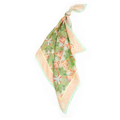 HENELLE WOMEN'S PALM SPRINGS COTTON SQUARE SCARF BANDANA