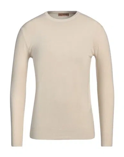 HENRY CLIFFORD HENRY CLIFFORD MAN SWEATER CREAM SIZE 44 WOOL, COTTON, VISCOSE, POLYAMIDE, CASHMERE