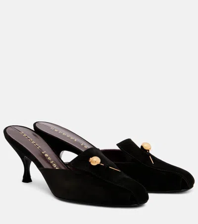 HERBERT LEVINE APERITIF 70 SUEDE MULES