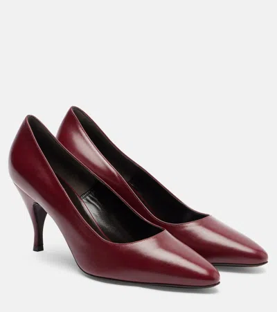 HERBERT LEVINE PURE AND SIMPLE LEATHER PUMPS