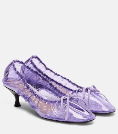 HERBERT LEVINE RAIN CHECK 50 PVC PUMPS