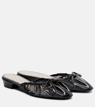 HERBERT LEVINE RAIN CHECK PVC MULES