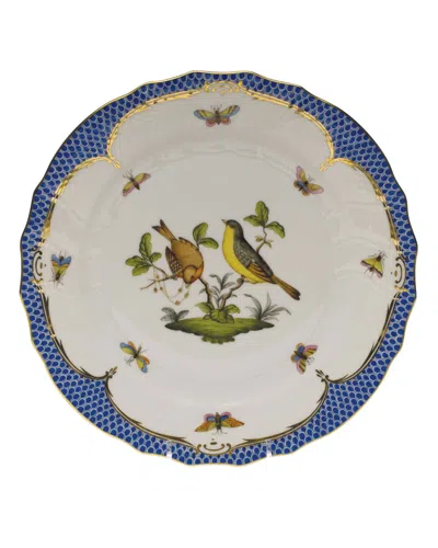 HEREND ROTHSCHILD BLUE MOTIF 07 DINNER PLATE