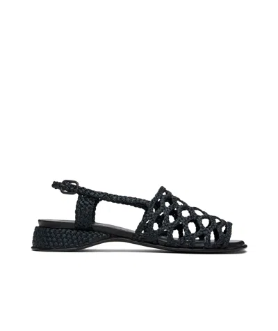 HEREU ALZIRA WOVEN-DETAIL SANDALS