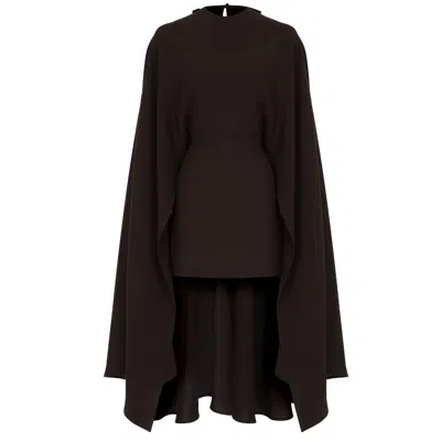 HERFETCH WOMEN'S MINI LUXE DRESS-BROWN