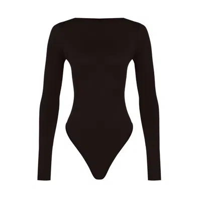 HERFETCH WOMEN'S MINI TAILORED TOP-BROWN