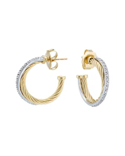 HERITAGE DAVID YURMAN DAVID YURMAN CABLE 18K EARRINGS (AUTHENTIC PRE-LOVED)