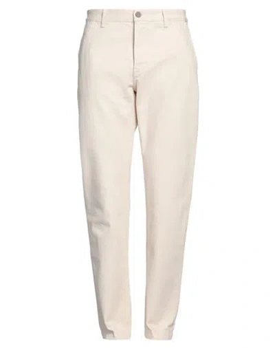 HERITAGE HERITAGE MAN PANTS BEIGE SIZE 35 COTTON