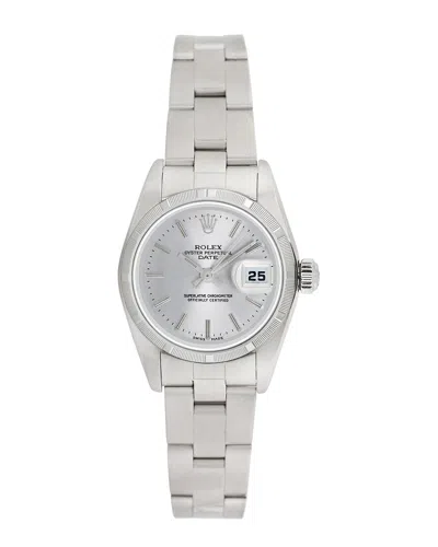 HERITAGE ROLEX ROLEX WOMEN'S DATE WATCH, CIRCA 2000S (PRE-LOVED)