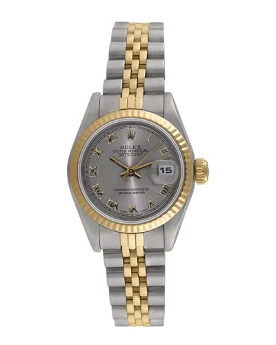 HERITAGE ROLEX ROLEX WOMEN'S DATEJUST WATCH, CIRCA 1990S (PRE-LOVED)