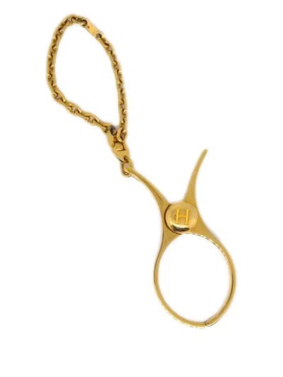 HERMES 1990-2000S FILOU GLOVE HOLDER CLIP