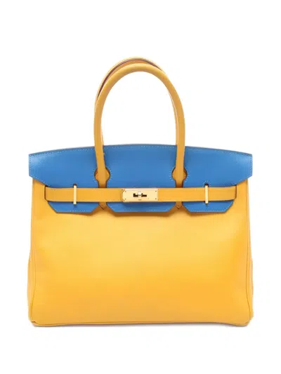 HERMES 1996 BIRKIN 30 LEATHER TOTE BAG