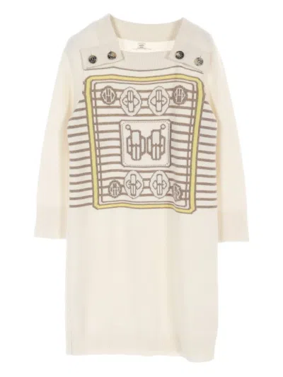 HERMES 2010S BOUCLERIE MODERNE MINI DRESS