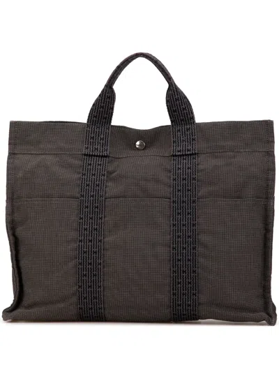 HERMES 20TH CENTURY CANVAS HERLINE MM TOTE BAG