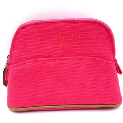 HERMES BOLIDE COTTON CLUTCH BAG (PRE-OWNED)