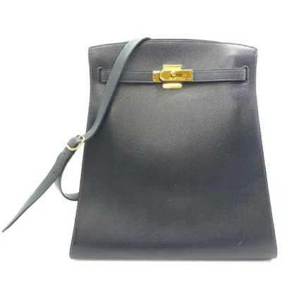 HERMES KELLY COURCHEVEL LEATHER SHOULDER BAG (PRE-OWNED)