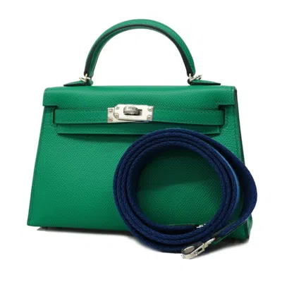 HERMES KELLY EPSOM LEATHER HANDBAG (PRE-OWNED)