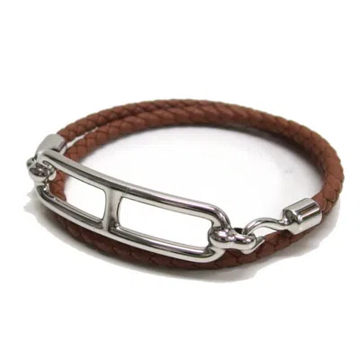 HERMES LEATHER CHARM BRACELET (PRE-OWNED)