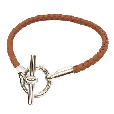 HERMES LEATHER CHARM BRACELET (PRE-OWNED)