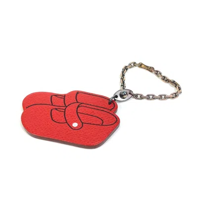 HERMES LEATHER KEYRING (PRE-OWNED)