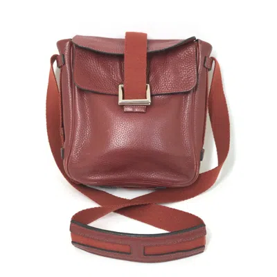 HERMES LEATHER SHOULDER BAG (PRE-OWNED)