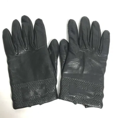 HERMES LEATHER WARM GLOVES (PRE-OWNED)