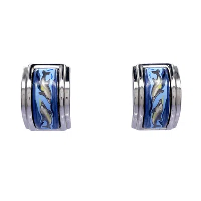 HERMES METAL CLIP EARRINGS (PRE-OWNED)