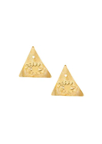 HERMINA ATHENS HERMINA ATHENS KRESSIDA PYRAMIS LARGE PIN EARRINGS ACCESSORIES