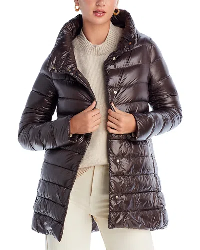 HERNO AMELIA STAND COLLAR DOWN PUFFER COAT