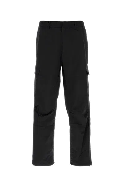 HERNO BLACK NYLON PANT