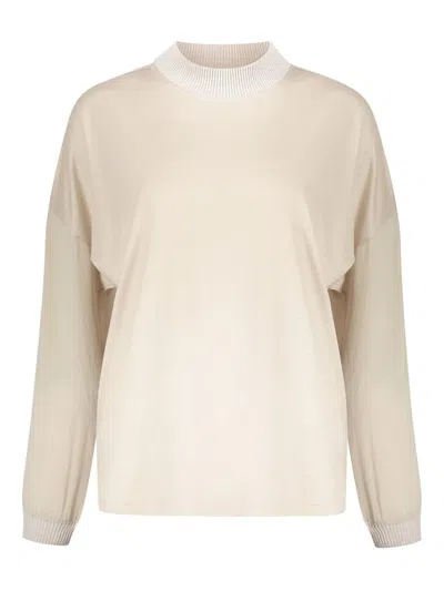 HERNO CREW-NECK LONG-SLEEVE TOP
