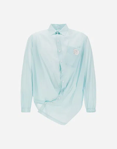 HERNO GLOBE SHIRT IN ECO COTTON FEEL