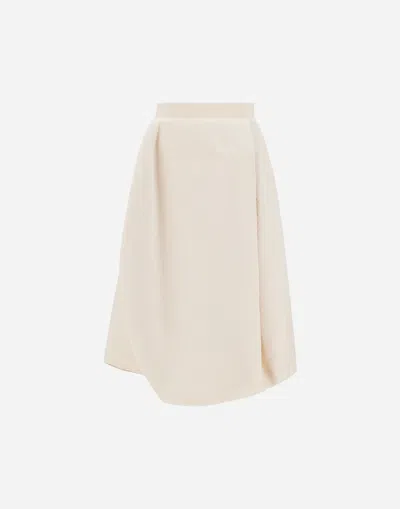 HERNO GLOBE SKIRT IN RECYCLED LUREX JACQUARD