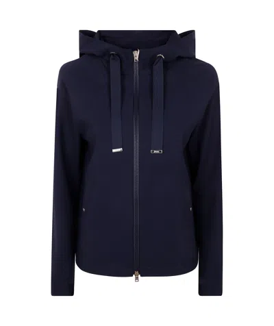 HERNO ZIP-UP HOODED JACKET