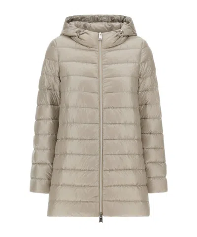 HERNO HERNO DRAWSTRING HOODED PUFFER PARKA