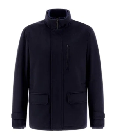 HERNO ZIP-UP BOMBER JACKET