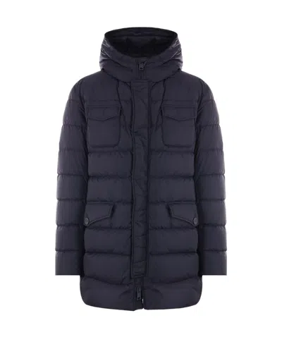HERNO HERNO HOODED QUILTED DOWN COAT