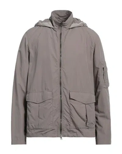 HERNO HERNO MAN JACKET GREY SIZE 46 POLYAMIDE, POLYESTER