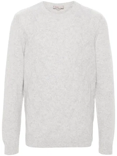HERNO MÉLANGE CASHMERE JUMPER