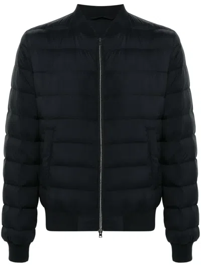 HERNO QUILTED PADDED BOMBER JACKET
