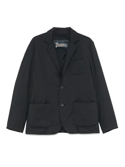 HERNO SINGLE-BREASTED BLAZER