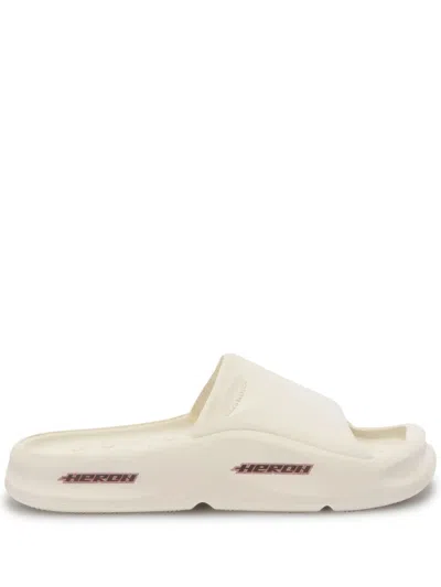 HERON PRESTON ECO MOULDED LOGO-EMBOSSED SLIDES